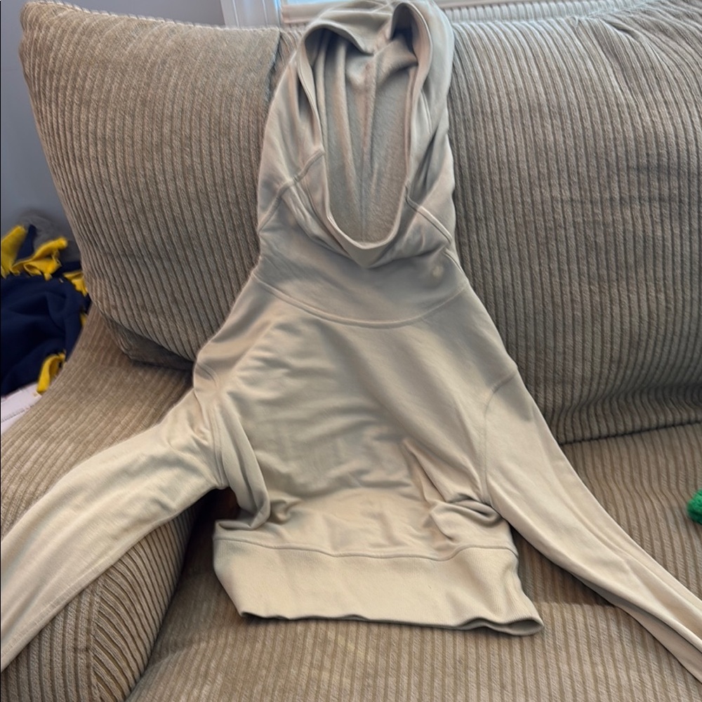 lululemon athletica Beige Hoodie
